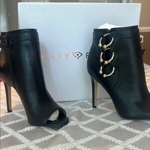 Katy Perry Collections Black and Gold Heeled by Boots
